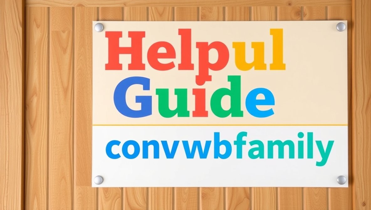 helpful guide convwbfamily