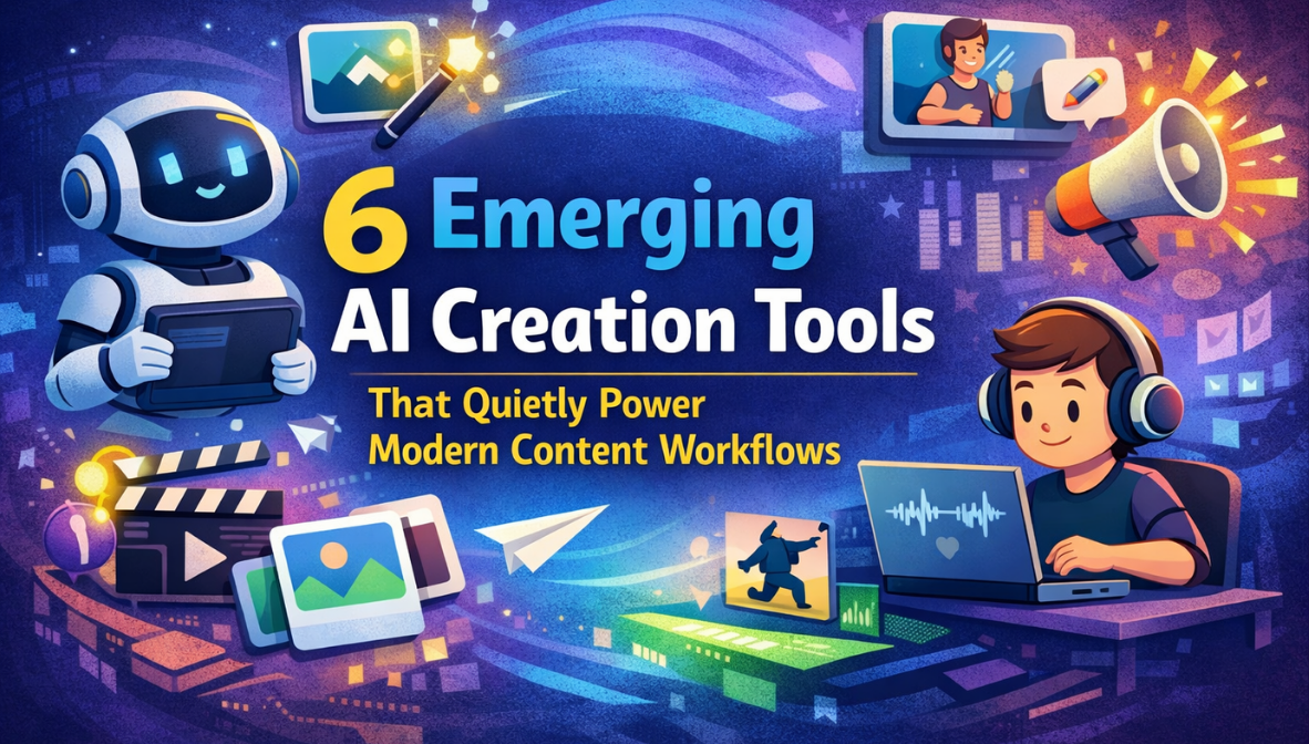 6 Emerging AI Creation Tools That Quietly Power Modern Content Workflows 